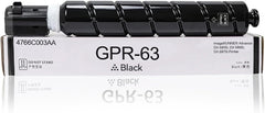 GPR-63 Black Toner Cartridge GPR63 GPR 63 High Yield Toner Replacement for Canon imageRUNNER DX 6860i DX 6870i Printer (4766C003AA)