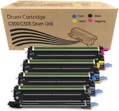 VersaLink C500/C505 Drum Cartridge Unit 108R01484 108R01481 108R01482 108R01483 Imaging Unit Replacement for Xerox Versalink C500N C500DT C500DN C505DN C505S C505X C505XL Printer (4 Pack)