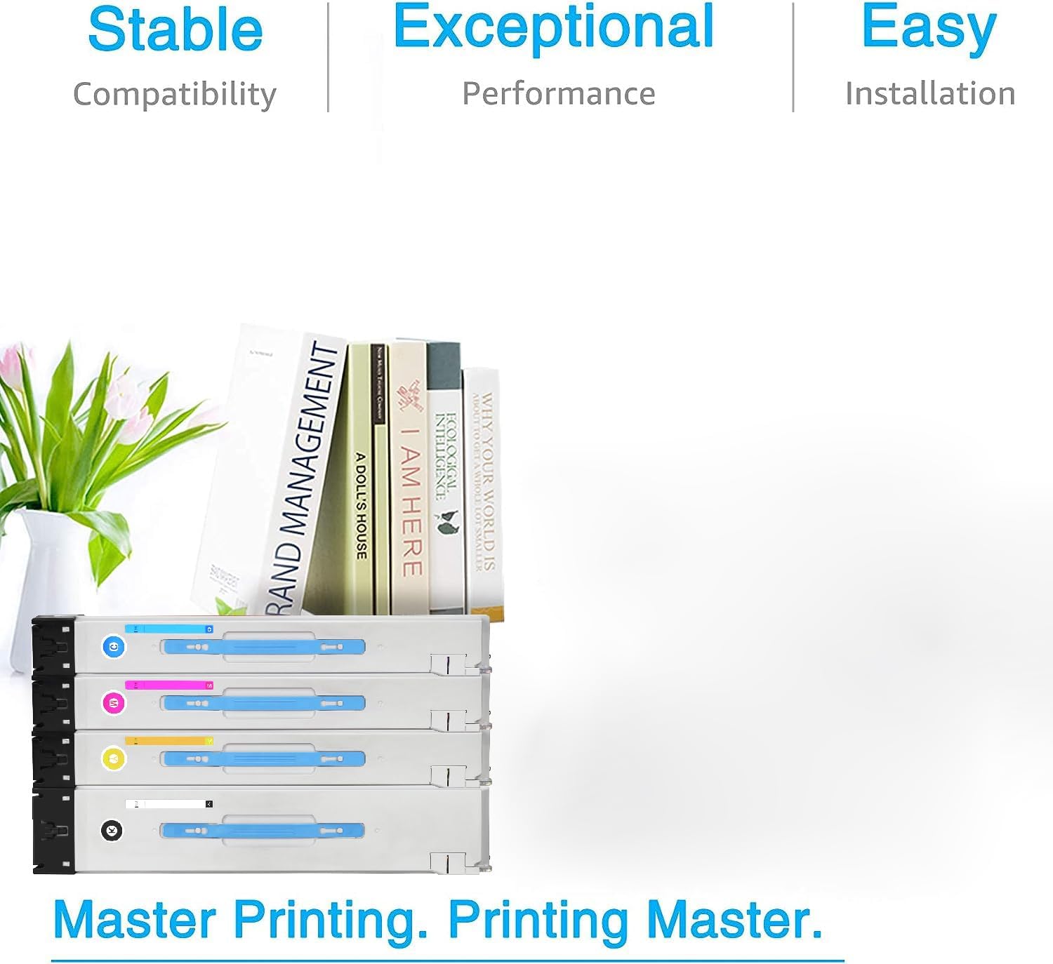 W9050MC W9051MC W9052MC W9053MC Remanufactured Toner Cartridge Replacement for HP Color Managed MFP E87640 E87650 E87660.