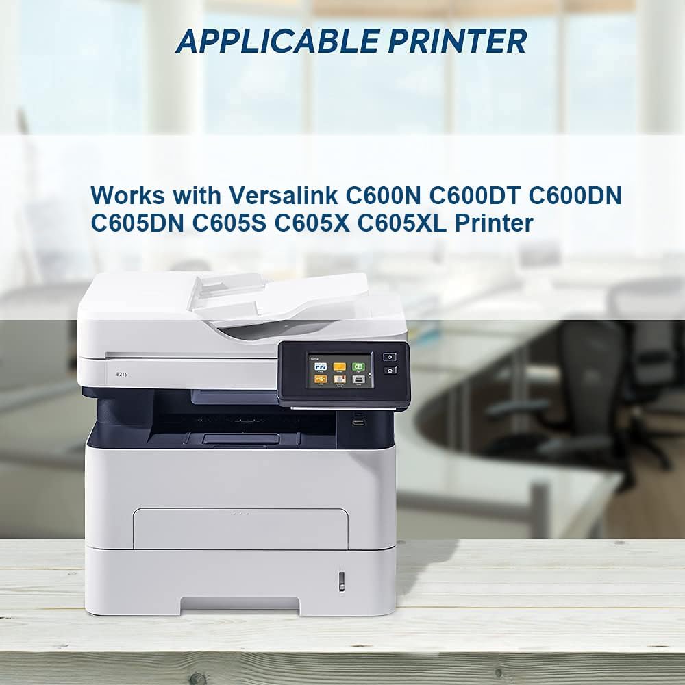 Versalink C600/C605 Drum Unit 108R01485 108R01486 108R01487 108R01488 Drum Cartridge Replacement for Xerox Versalink C600N C600DT C600DN C605DN C605S C605X C605XL Printer (BK/C/Y/M)