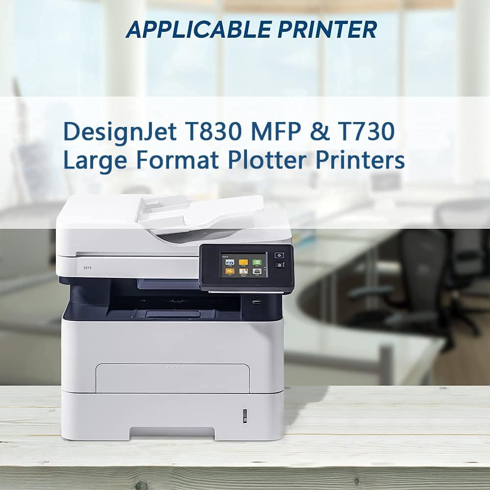 729 Printhead (F9J81A ) Remanufactured 729 Kit Replacement for 729 DesignJet T830 MFP & T730 Large Format Plotter Printers , Upgraded Chip, High Yield 50000+