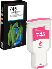 745 Magenta Ink Cartridge 745XL 300ml (F9K01A) Remanufactured Ink Replacement for DesignJet HD Pro MFP Z2600 Z5600 Postscript Printers Ink Cartridge (1Pack)