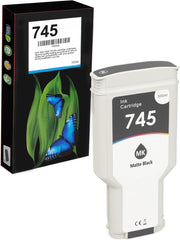745 (F9K05A) Ink Cartridge Matte Black Remanufactured 745XL 300-ml Ink Replacement for DesignJet HD Pro MFP Z2600 Z5600 Postscript Printers Ink Cartridge