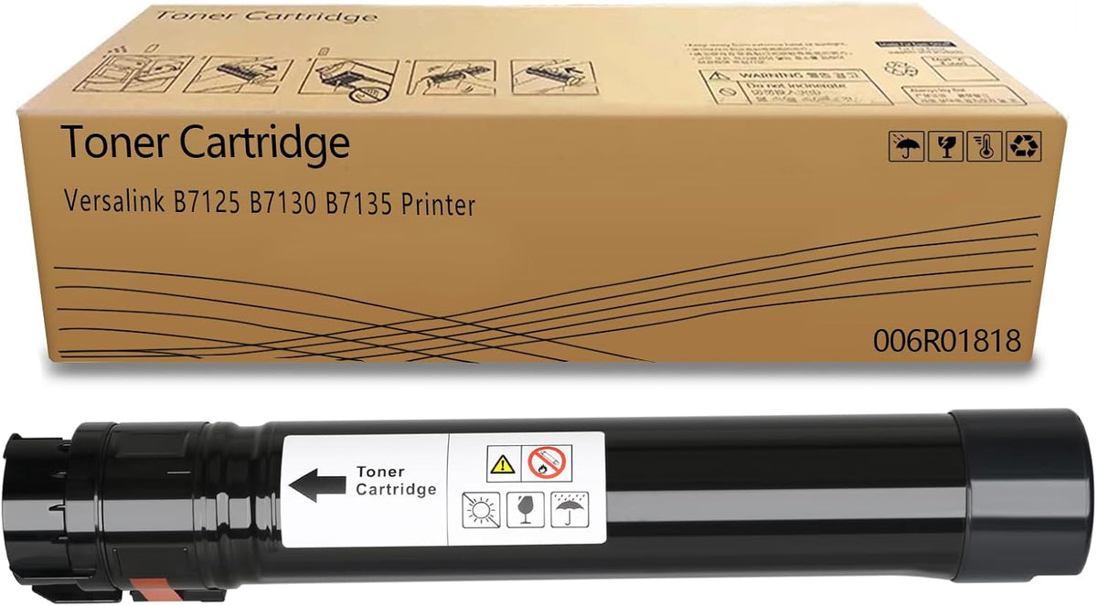 Versalink B7135 006R01818 Black Toner Cartridge Compatible for Versalink B7125 B7130 B7135 Printer (1 Pack)