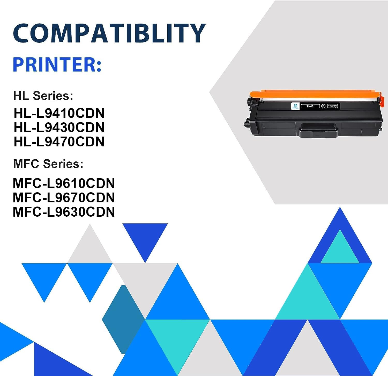 TN810XL TN810 Toner Remanufactured TN-810 TN-810xl Toner Cartridge Replacement for MFC-L9610CDN HL-L9410CDN HL-L9430CDN HL-L9470CDN MFC-L9630CDN MFC-L9670CDN Printer (12,000 Pages)