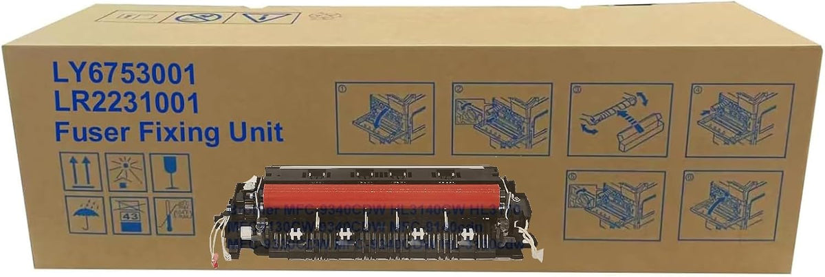 LY6753001 LR2231001 Fuser Fixing Unit Compatible with MFC-9340CDW HL-3140CW HL-3170 MFC-9130CW 9340CDW MFC-9140cdn MFC-9330CDW MFC9340CDW HL-3150cdw Printer