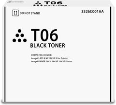 T06 (3526C001AA) Black Toner Cartridge    Compatible for Canon T06 Toner imageCLASS X MF1643iF II for Canon imageRUNNER 1643i 1643iF 1643P Printer (1 Pack)