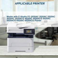 T-FC425U High Yield Toner Cartridge T-FC425U-Y T-FC425U-M T-FC425U-C T-FC425U-K Toner Use for E-Studio FC-2020AC 2520AC 2525AC 3025AC 3525ACG 4525AC 4525ACG 5525AC 5525ACG 6525AC 6525ACG Printer