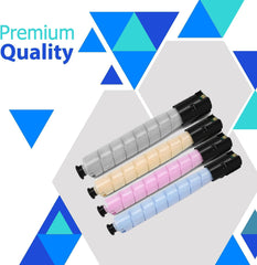 Versalink C9000 Extra High-Yield Toner Cartridge Replacement for Xerox 106R04074 106R04075 106R04076 106R04077 for Xerox Versalink C9000 Printer (Black Cyan Magenta Yellow)