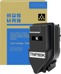 Remanufactured High Capacity TNP80 Black Toner Cartridge AAJW132 Replacement for Konica Minolta Bizhub C3300i C3320i C4000i Printers. (1-Pack