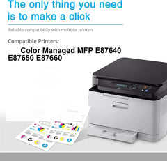 W9050MC W9051MC W9052MC W9053MC Remanufactured Toner Cartridge Replacement for HP Color Managed MFP E87640 E87650 E87660.