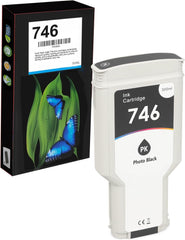 746 Photo Black Ink Cartridge 300ml (P2V82A) Remanufactured 746XL Replacement for 746 DesignJet Z6 Z9+ Large Format Plotter Printer Cartridge Ink (1 Pack)