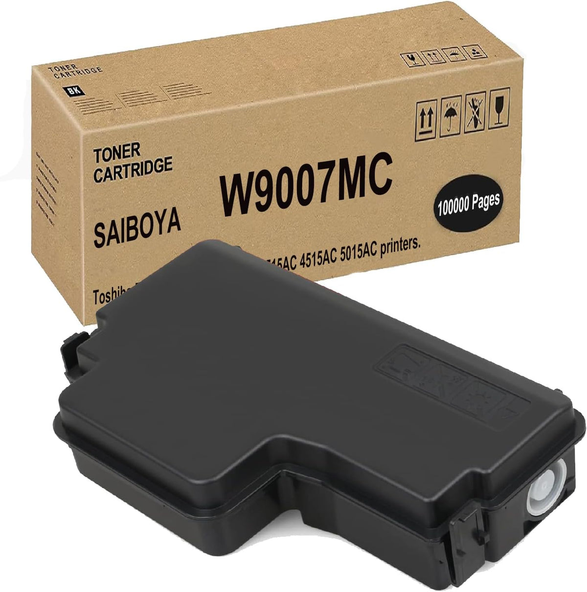 W9007MC Compatible Toner Collection Unit Remanufactured Waste Toner Box Replacement for Managed MFP E72525 E72530 E72535 Printers (1Pack)