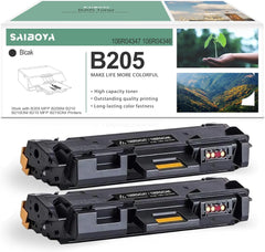 B205 B210 B215 Black Toner Cartridge Remanufactured Replacement for 106R04347 106R04346 for B205 MFP B205NI B210 B210DNI B215 MFP B215DNI Printers 3,000 Pages(2-Pack)