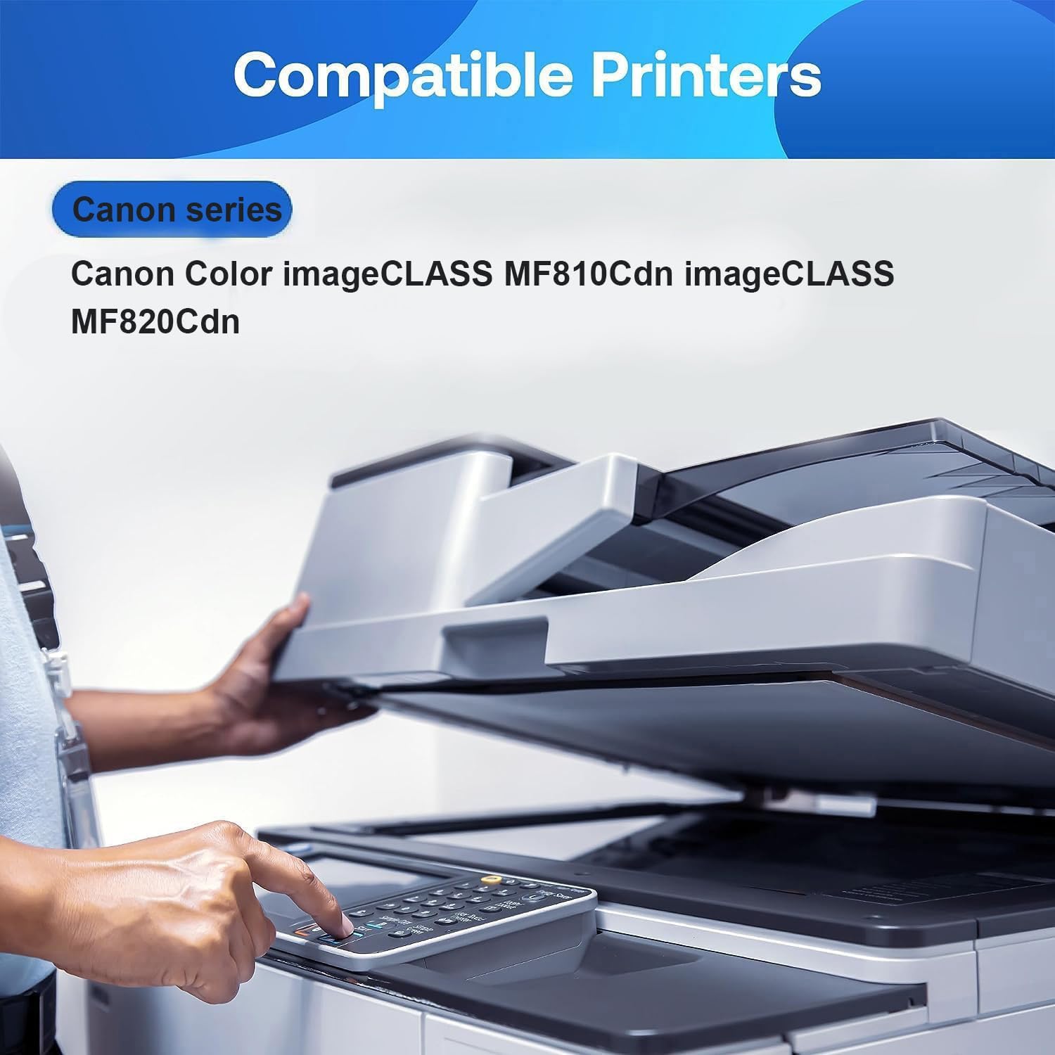 CRG-034 034 Black Toner Cartridge (9454B001) Replacement for Color ImageCLASS MF810cdn MF820cdn