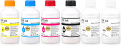 DTF Ink 250ml Combo Pack Compatible for printheads Installed DTF Printers L1800 R1390 ET-4800 8550 XP15000 I3200 4720 XP600 TX800 ET2800,(2*White+ 1set Black Cyan Magenta Yellow)