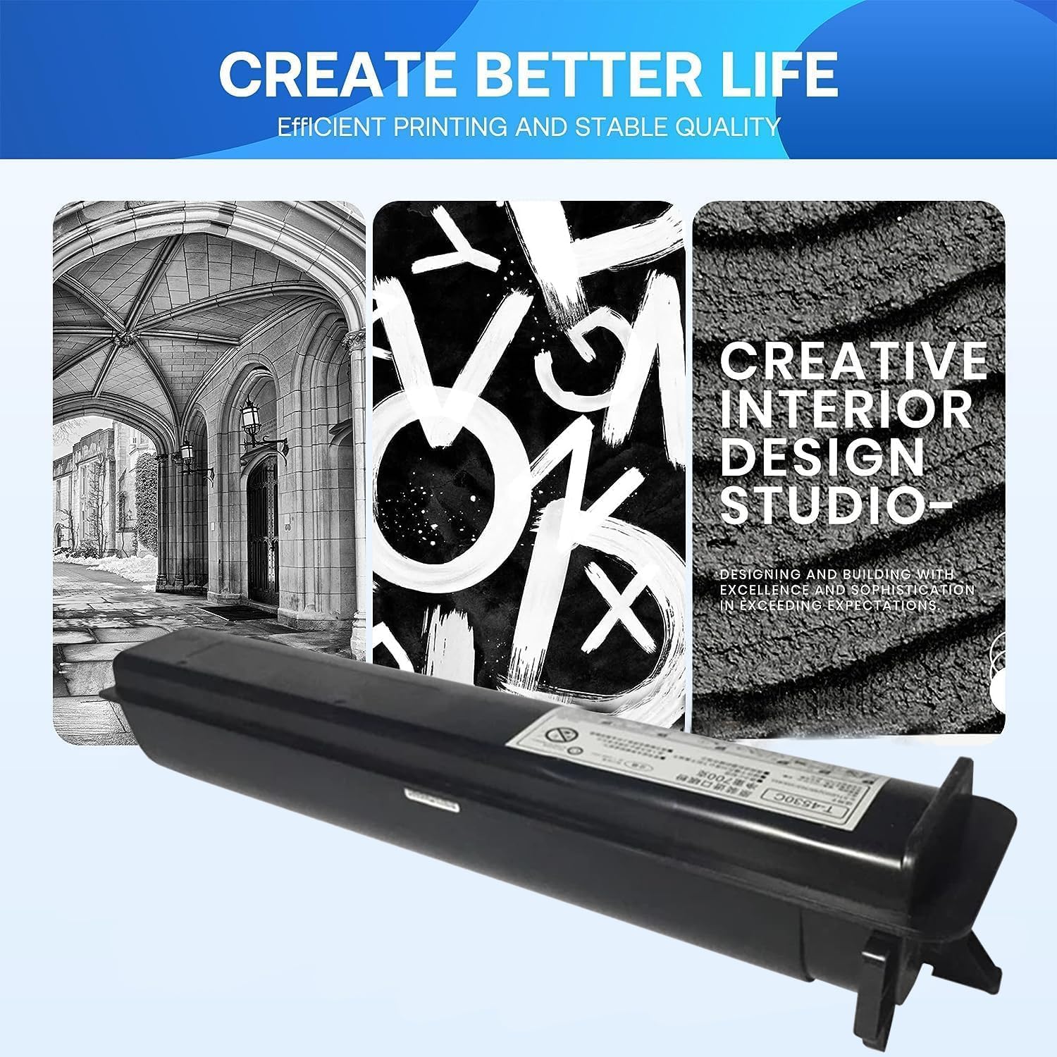 T5070U T-5070U Black Toner Cartridge Remanufactured T-5070U-K T5070U-K Compatible for Toshiba E-Studio 207L 257 307 357 457 507 Printers (36000 Yield)