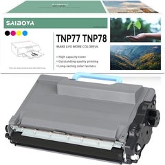 TNP77 TNP78 Black Toner Cartridge Remanufactured ACF0030 ACF0031 Replacement for Konica Minolta Bizhub 4020i 5020i Printer (1 Pack)